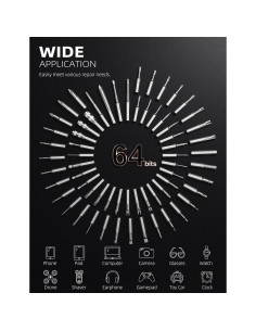 Destornillador Eléctrico IfU MR1 PLUS 90 en 1 con Luz LED 2