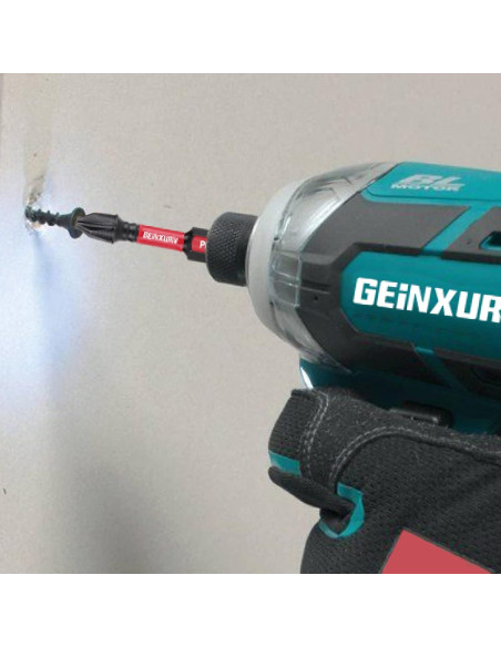 Juego de 30 Bits PH2 3" GEINXURN Acero S2 Impacto