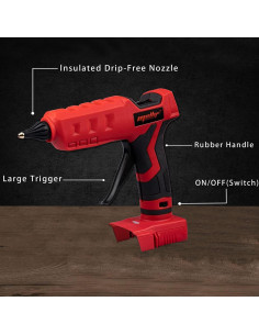 Pistola de Pegamento Caliente Mellif Inalámbrica 18V DIY 2