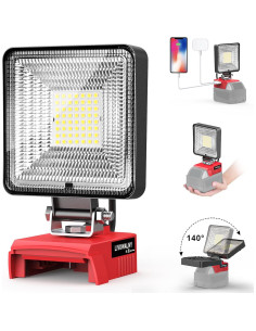 Pistola de Calor Inalámbrica LIVOWALNY 18V 350W y Luz LED 2