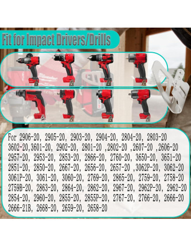 Clip de Cintura KIAPIEBIO 42-70-2653 para Taladros Milwaukee