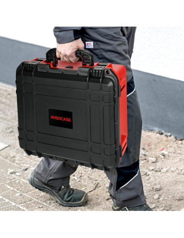 Estuche Duro HOSOCASE para Baterías Milwaukee M18/M12 9 Divisores