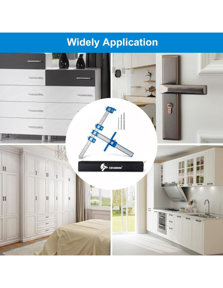 Plantilla de Perforación TBVHOMM para Gabinetes y Puertas