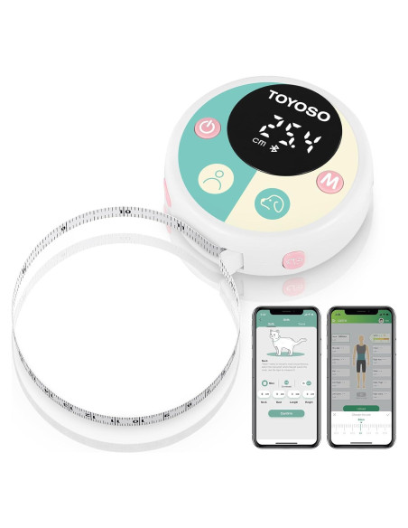Cinta de Medir Corporal Inteligente TOYOSO con Bluetooth y APP