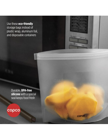 Bolsa de Almacenamiento Silicona Reutilizable Copco 1500 ml