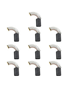 10 Piezas Cepillos de Carbono para Herramientas Eléctricas