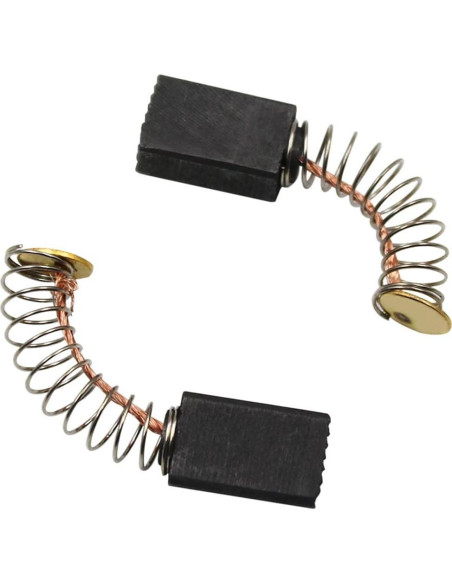 10 Piezas Cepillos de Carbono para Herramientas Eléctricas