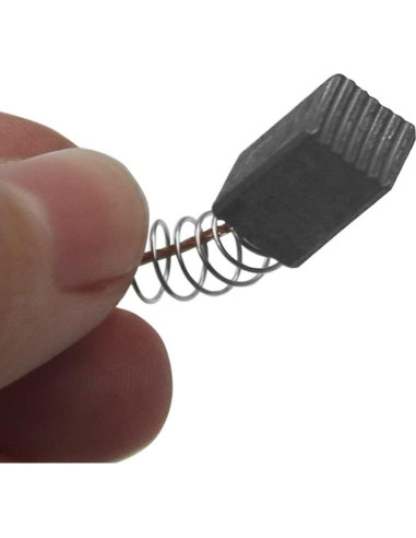 10 Piezas Cepillos de Carbono para Herramientas Eléctricas