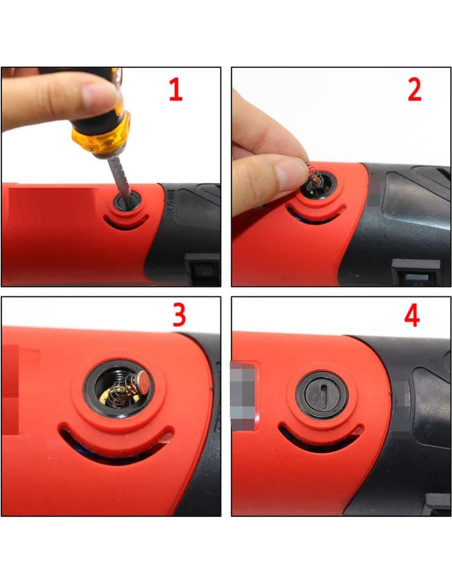 10 Piezas Cepillos de Carbono para Herramientas Eléctricas