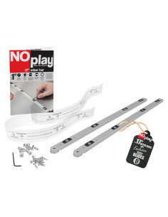 Barras de Inglete de Aluminio NoPlay 43 cm - Juego de 2