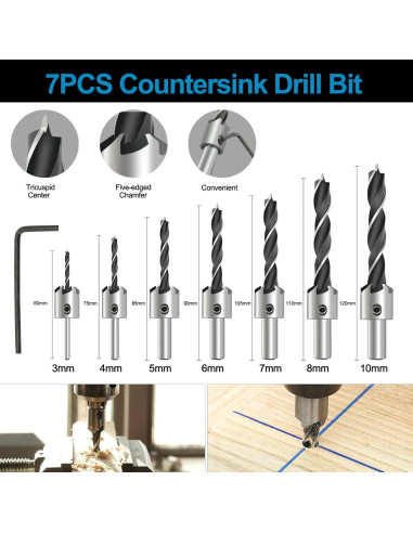 Juego de herramientas de perforación 28 piezas GMTOOLS