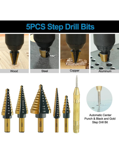 Juego de herramientas de perforación 28 piezas GMTOOLS