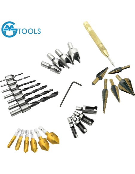 Juego de herramientas de perforación 28 piezas GMTOOLS