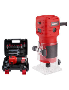Fresadora de Madera TEENO 650W 6 Velocidades con Brocas