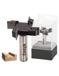 Fresa CNC 4 Alas Cenyb 1/2" Eje 5,08 cm Corte Madera