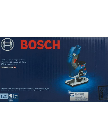 Router de Borde Bosch GKF12V-25N 12V Sin Escobillas