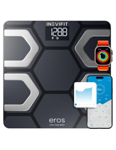 Báscula de Grasa Corporal INEVIFIT EROS Bluetooth 181.4 kg