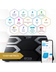 Báscula de Grasa Corporal INEVIFIT EROS Bluetooth 181.4 kg 2