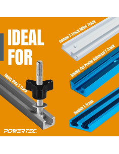 Kit de Perillas T POWERTEC 71068 Juego de 10 Accesorios 2