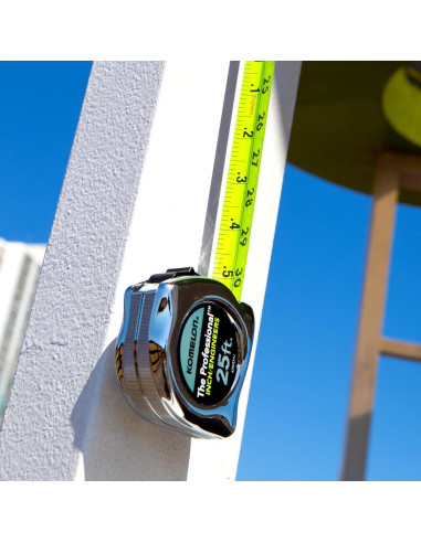 Cinta Métrica Komelon 425IEHV 7.6m Alta Visibilidad