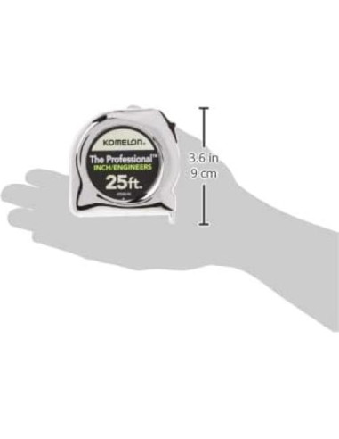 Cinta Métrica Komelon 425IEHV 7.6m Alta Visibilidad