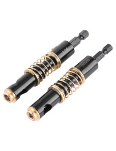 Juego de brocas de centro 5 mm Akozon 2 piezas hexagonal