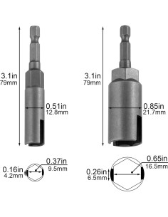 Juego de 2 Destornilladores Hexagonales PAGOW 9mm y 16mm 2