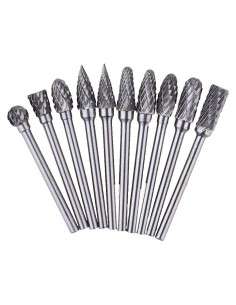 Juego de Brocas de Carburo Rongon 10Pcs 3mm para Tallado