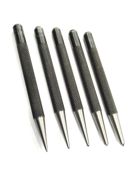 Juego de 5 Punzonadores Centrales ADI - Cabeza Redonda