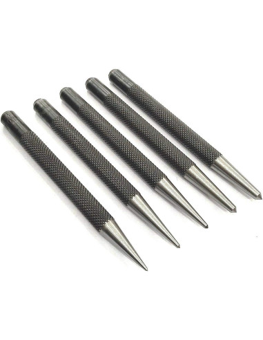 Juego de 5 Punzonadores Centrales ADI - Cabeza Redonda