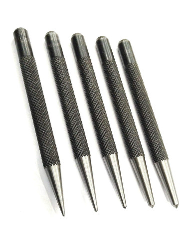 Juego de 5 Punzonadores Centrales ADI - Cabeza Redonda