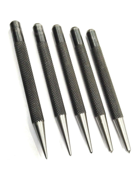 Juego de 5 Punzonadores Centrales ADI - Cabeza Redonda