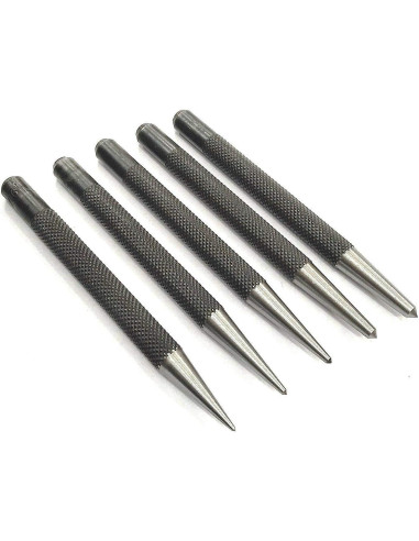 Juego de 5 Punzonadores Centrales ADI - Cabeza Redonda