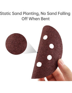 50 Discos de Lijado 125mm 8 Agujeros 40 Granos FLXDirect 2