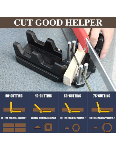 Herramienta de Medición y Corte de Inglete Moonoom 2 en 1