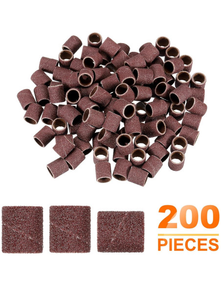 Tambores de Lijado HARFINGTON 200pcs 9.5mm Grano 150