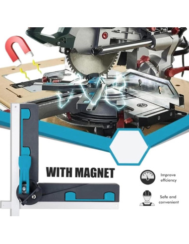 Medidor de Ángulo Asixxsix 30-180 para Sierra de Inglete