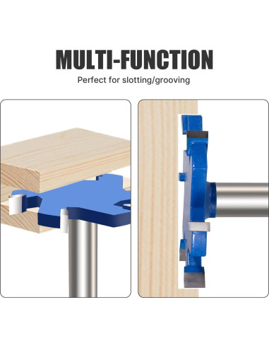 Fresa de Aplanado Vearter 65mm 6 Alas para CNC Madera