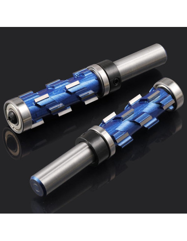 Fresa de Recorte Flush HOZLY 1,27cm Eje 20 Flautas MDF