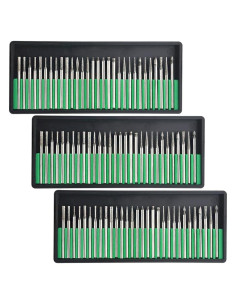 90 Puntas de Diamante TOVOT 1/8" para Grabado y Pulido