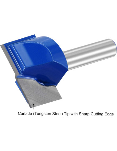 Fresa de Limpieza Inferior uxcell 28mm 8mm Carburo