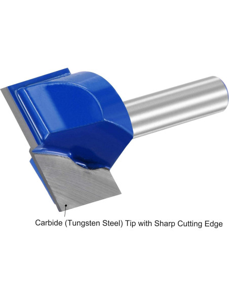 Fresa de Limpieza Inferior uxcell 28mm 8mm Carburo