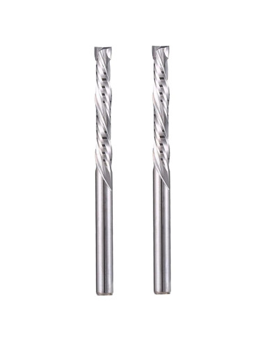 Bit de Router HOZLY 1/8" Carburo Compresión 2PCS