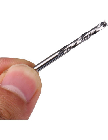 Bit de Router HOZLY 1/8" Carburo Compresión 2PCS