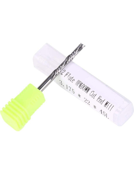 Bit de Router HOZLY 1/8" Carburo Compresión 2PCS