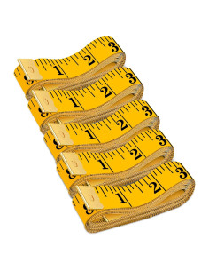 Cinta Métrica Dombbfye 300cm Doble Escala 5 Paquetes