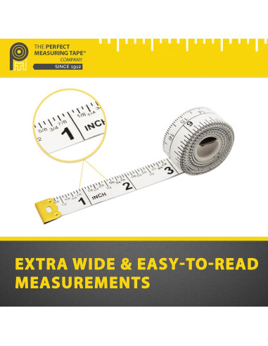 Cinta Métrica Perfecta 152,4 cm Doble Cara Fracciones