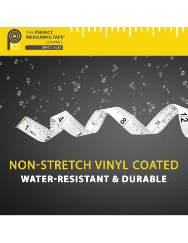 Cinta Métrica Perfecta 152,4 cm Doble Cara Fracciones