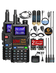 Walkie Talkies Baofeng AR-5RM 10W 999CH NOAA 2 Paquete