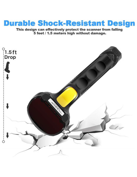 Escáner de Código de Barras Inalámbrico Basecent 300 escaneos/s